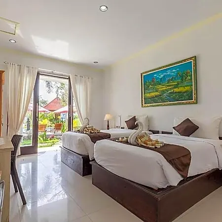 Comfy Twin Room Villa With Garden View Near Beach
